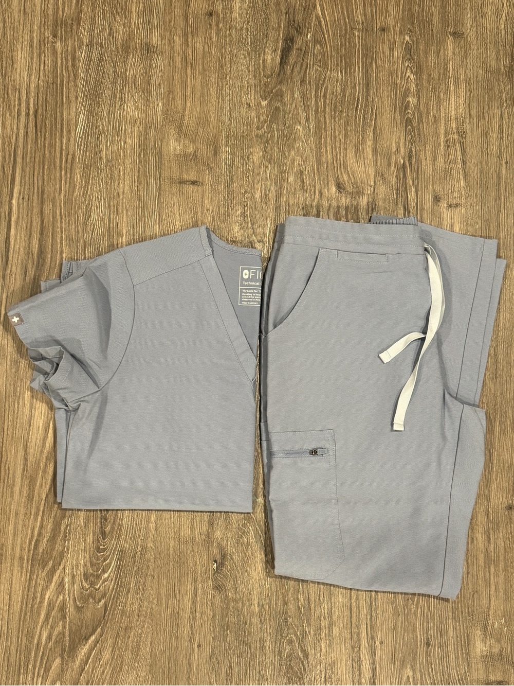 Figs Scrub Set Vapor Blue